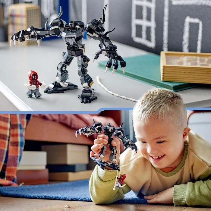 LEGO 76276 Marvel Armadura robótica de Venom contra Miles Morales, juguete de construcción con minifiguras 4 LEGO 76276 Marvel Armadura robótica de Venom contra Miles Morales, juguete de construcción con minifiguras 4