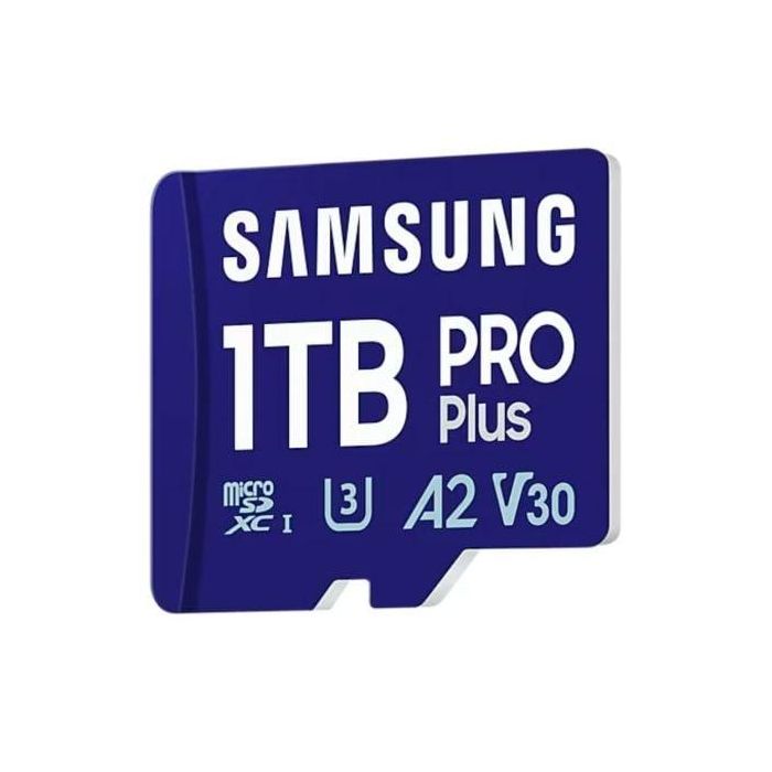 Samsung MB-MD1T0SA/EU Tarjeta de Memoria microSDXC PRO Plus 1TB, 180MB/s Lectura, 130MB/s Escritura, U3 V30 A2 4K UHD 1 Samsung MB-MD1T0SA/EU Tarjeta de Memoria microSDXC PRO Plus 1TB, 180MB/s Lectura, 130MB/s Escritura, U3 V30 A2 4K UHD 1