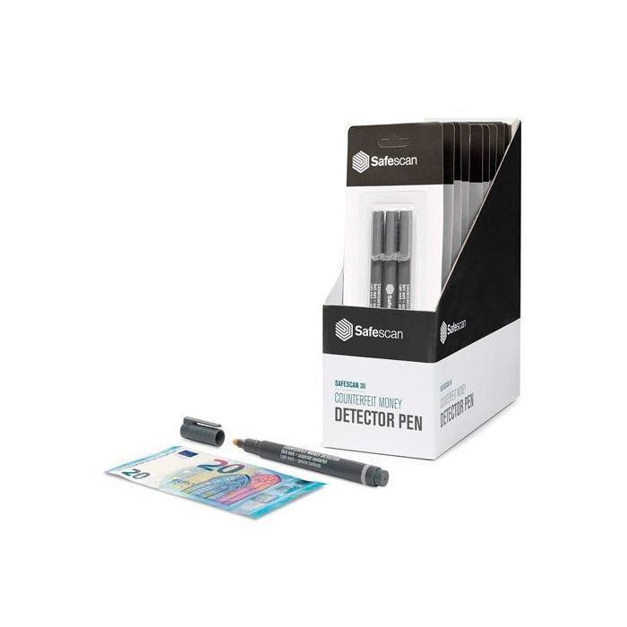 Safescan Boligrafo Detector De Billetes Falsos Pack 3 Ud Blister Safescan Boligrafo Detector De Billetes Falsos Pack 3 Ud Blister