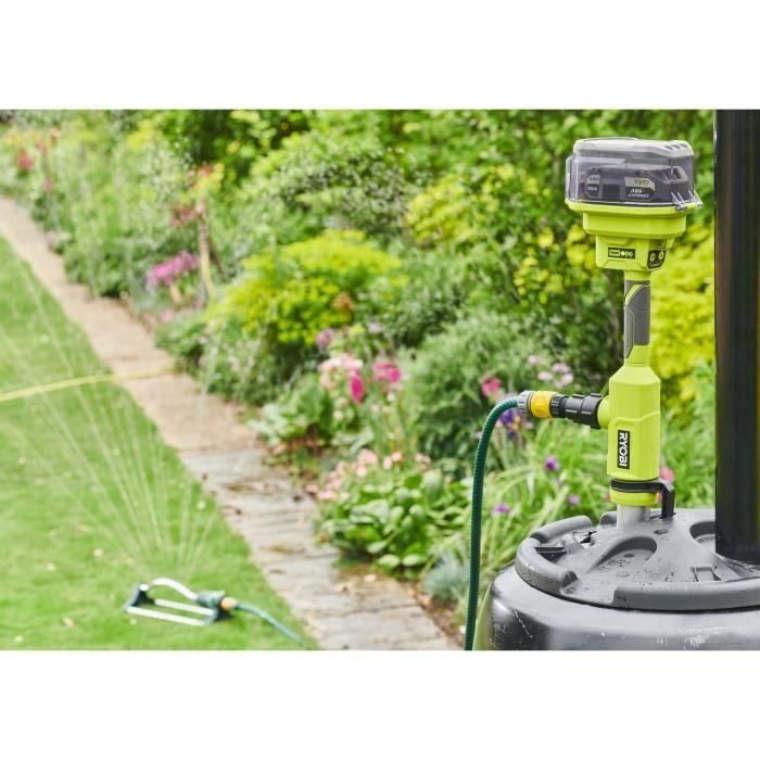Bomba telescópica de 18 V - RYOBI - 3.360 l/h - Altura máxima de suministro 7 m 1 Bomba telescópica de 18 V - RYOBI - 3.360 l/h - Altura máxima de suministro 7 m 1
