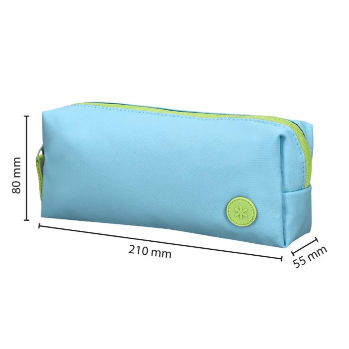 Estuche Portatodo Antartik 1 Compartimento Compañero De Mochila Teens Turquesa 80 X 55 X 210 mm 1