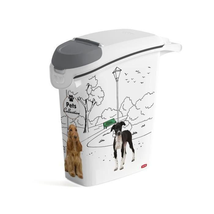 Caja de almacenamiento de comida para perros Curver PetLife de 10 kg 1 Caja de almacenamiento de comida para perros Curver PetLife de 10 kg 1