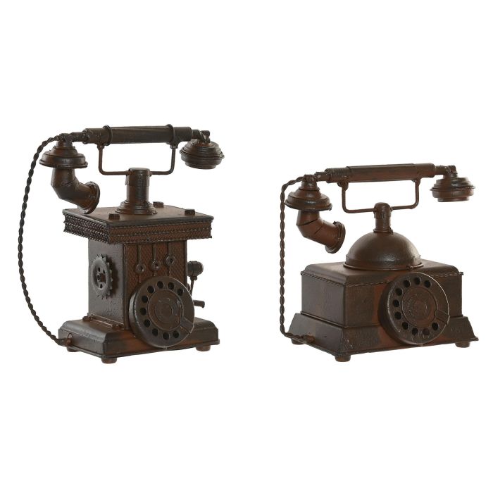 Decoracion Vintage DKD Home Decor Bronce 12 x 18 x 21 cm (2 Unidades) Decoracion Vintage DKD Home Decor Bronce 12 x 18 x 21 cm (2 Unidades)