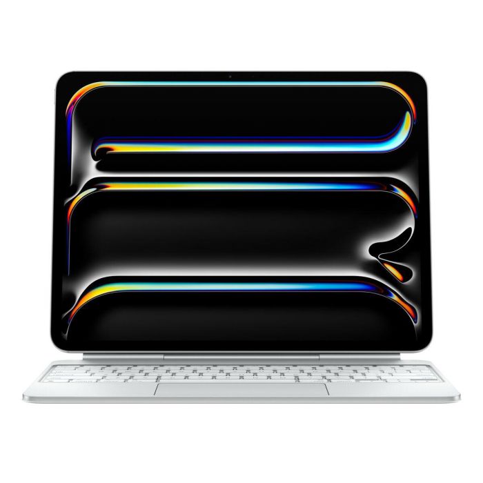 Teclado Apple MWR43Z/A Blanco Qwerty Español Teclado Apple MWR43Z/A Blanco Qwerty Español