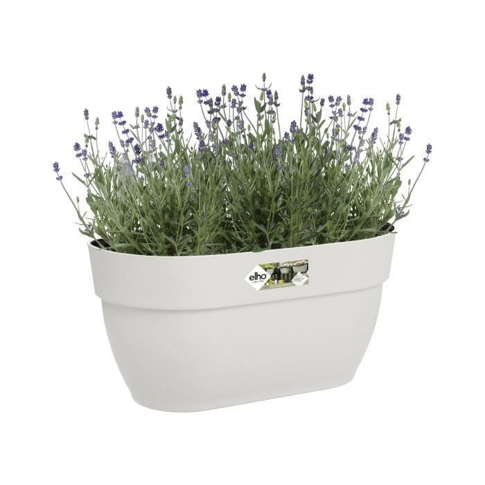 ELHO - Maceta - Vibia Campana Easy Hanger Medium - Blanco Seda - Balcón exterior - L 24,1 x An 36 x Al 26,5 cm 2 ELHO - Maceta - Vibia Campana Easy Hanger Medium - Blanco Seda - Balcón exterior - L 24,1 x An 36 x Al 26,5 cm 2