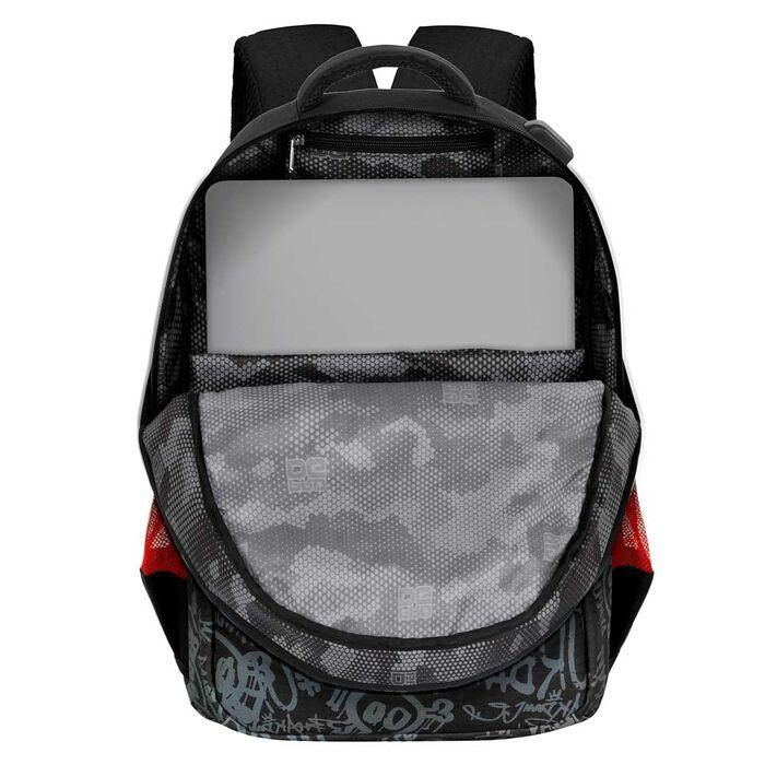 Pro-Dg Mochila Running PLUS SK8, Negro, 32L, Ripstop, USB, Acolchada, 21x34x46 cm 1 Pro-Dg Mochila Running PLUS SK8, Negro, 32L, Ripstop, USB, Acolchada, 21x34x46 cm 1