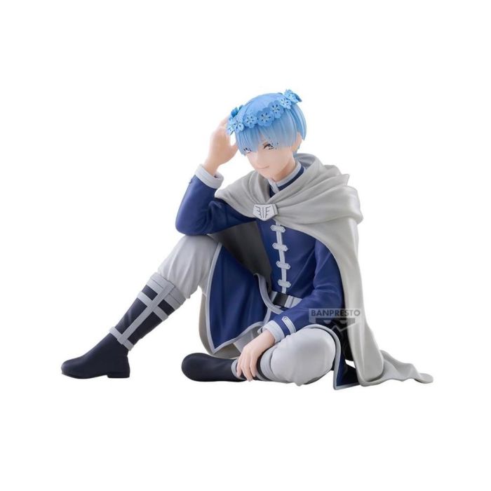 Banpresto Figura Himmel Frieren Beyond Journey's End Espresto 15 cm con Corona de Flores Azules PVC Coleccionable 0 Banpresto Figura Himmel Frieren Beyond Journey's End Espresto 15 cm con Corona de Flores Azules PVC Coleccionable 0