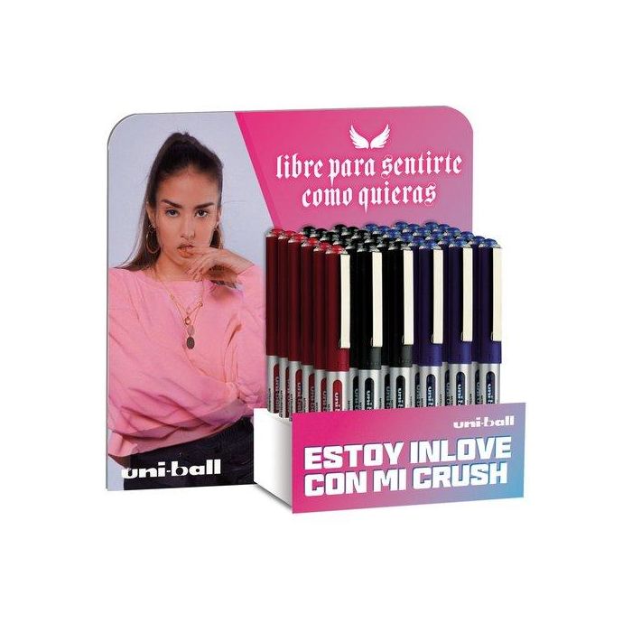 Roller T.Liq. Uni-Ball Eye Micro 0,5 (Ub-150) Expositor De 36 (Generacion Z) 18X 162552000 Azul 12X 162545000 Negro 6X 162560000 Rojo