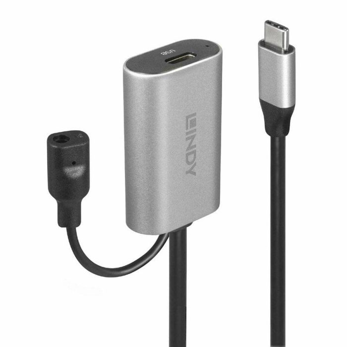 Lindy Cable de Extensión Activo USB 3.2 Gen 1 Tipo C a Tipo C, 5m, 5Gbps, Compatible Thunderbolt 3/4 para Laptops y Dispositivos USB-C