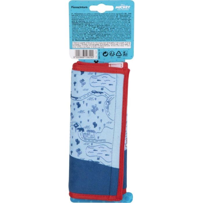 Disney Cinturón Lazo Suave Mickey CZ10629 Personalizado Lavable a Mano Poliéster Poliuretano 8x18,5x3 cm 5