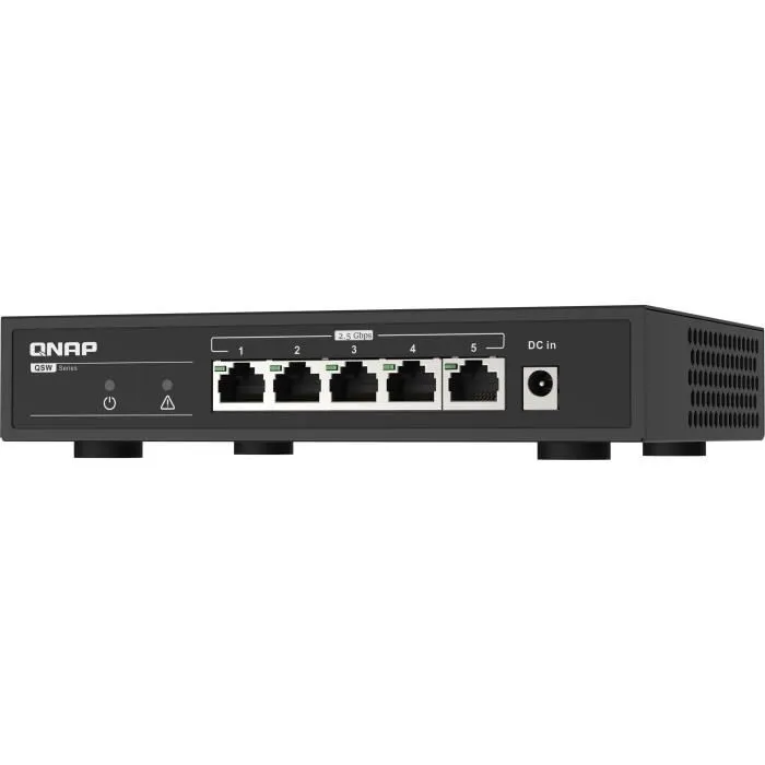 QNAP QSW-1105T Conmutador No Administrado de 5 Puertos 2.5GbE 3