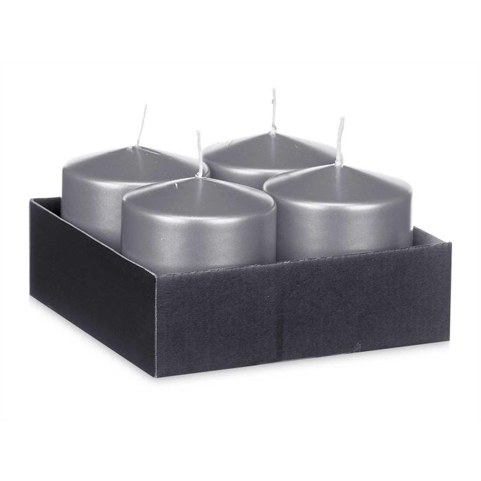 Vela Taco Plata Ancha 10Cm Acorde (12 Unidades) 2 Vela Taco Plata Ancha 10Cm Acorde (12 Unidades) 2