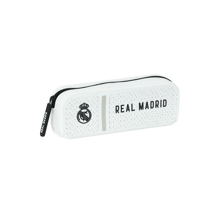 Safta Portatodo Cuadrado Silicona Real Madrid 1ª Equipación 24-25, Fútbol-Basket, 0.6 L