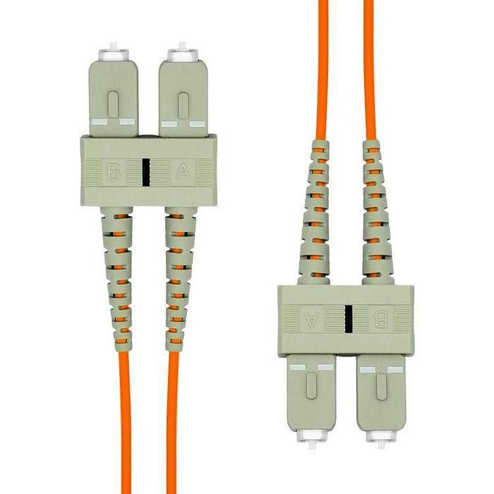 ProXtend Cable de Fibra Óptica Patch Duplex Multimodo SC-SC OM2 UPC LSZH 5 Metros