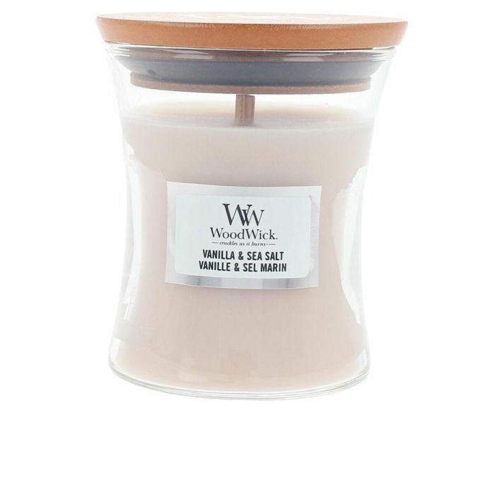 Woodwick Mini Vela Vanilla 85 gr - Fragancia Relajante con Mecha de Madera Woodwick Mini Vela Vanilla 85 gr - Fragancia Relajante con Mecha de Madera