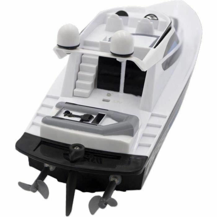 Silverlit SIL4891813700098 Lancha Teledirigida Rápida 4SPEED, Alta Velocidad 8 km/h, 34 cm, Colores Blanco y Negro, para Edades +8 Años 3