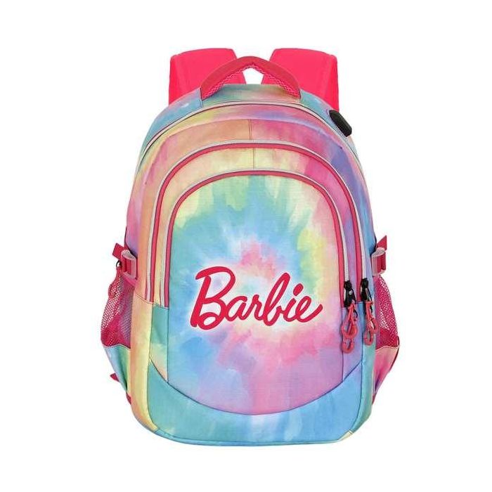 Karactermania Mochila Barbie Run. Plus Fan Tie Dye 44x34x21 cm, Gran Capacidad, 3 Compartimentos, Puerto USB, Ripstop 1 Karactermania Mochila Barbie Run. Plus Fan Tie Dye 44x34x21 cm, Gran Capacidad, 3 Compartimentos, Puerto USB, Ripstop 1