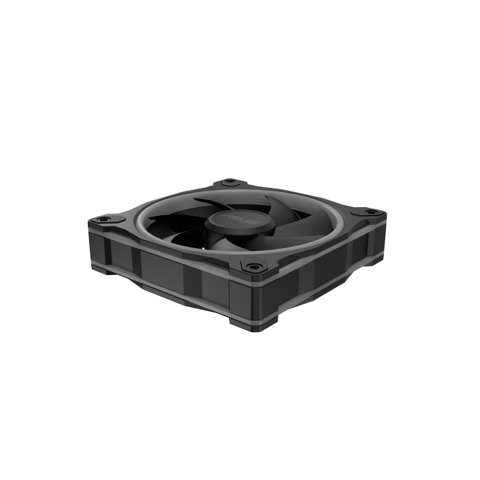 Asus MR120 Fan ARGB Black 3in1 Ventilador para Carcasa de Ordenador, 12 cm, Negro