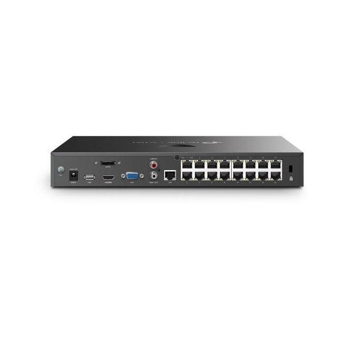 TP-Link NVR2016H-16MP-4TB Omada VIGI 16 Canales PoE+ para Cámaras IP de Seguridad 3