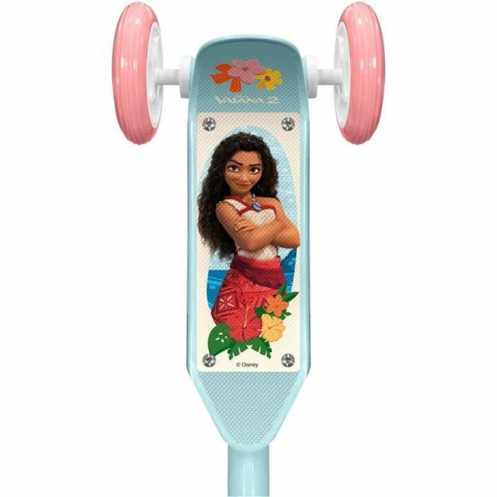 Disney Vaiana Patinete de 3 Ruedas para Niños 3+ Años, Superficie Antideslizante, Manillar Ajustable, Soporta 50 kg 2 Disney Vaiana Patinete de 3 Ruedas para Niños 3+ Años, Superficie Antideslizante, Manillar Ajustable, Soporta 50 kg 2