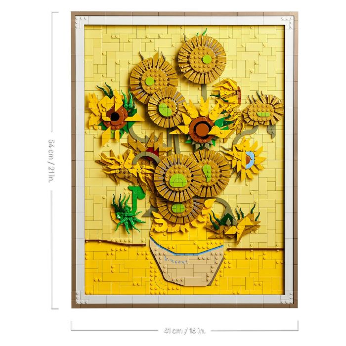 Lego 31215 Vincent van Gogh Girasoles - Arte mural, Construcción para adultos 5
