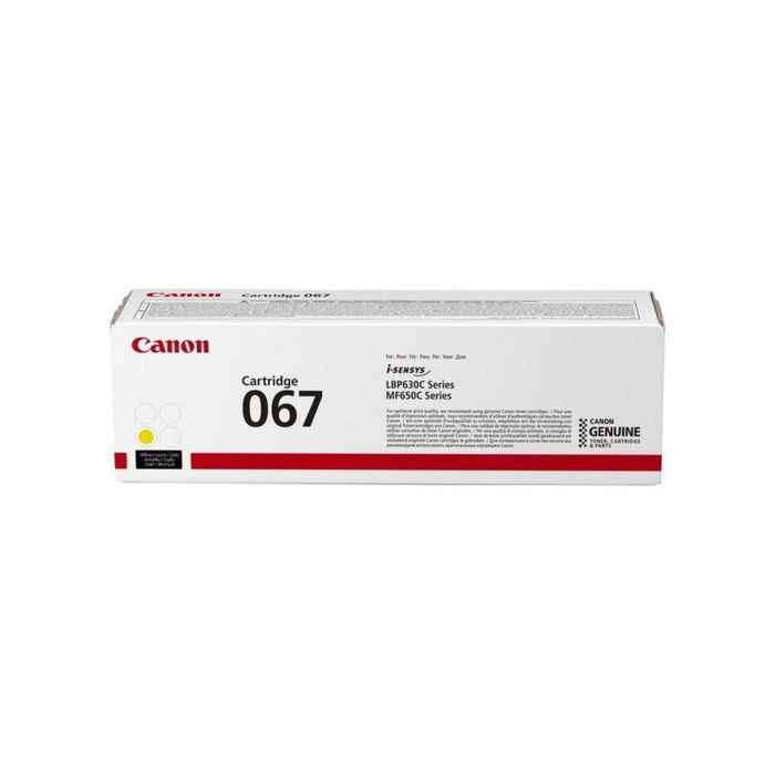 Canon 067 Cartucho de Toner Amarillo
