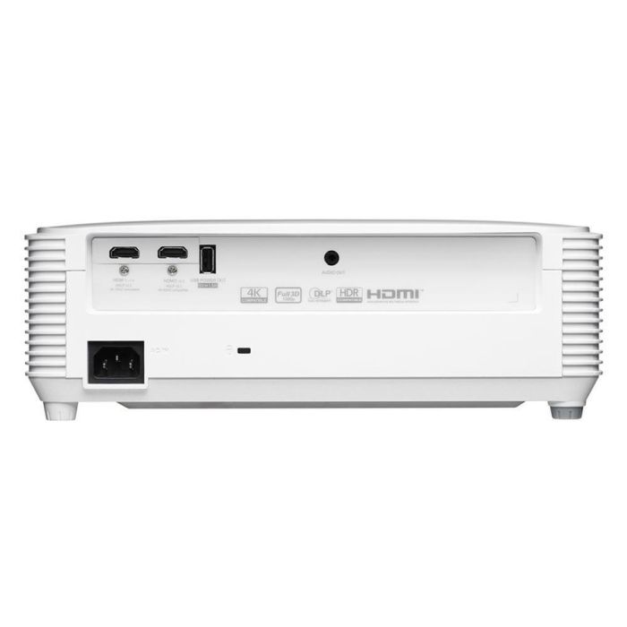 Optoma EH401 Proyector Full HD 4000 Lúmenes Compatible 4K y HDR con 2x HDMI y Altavoz Integrado 4