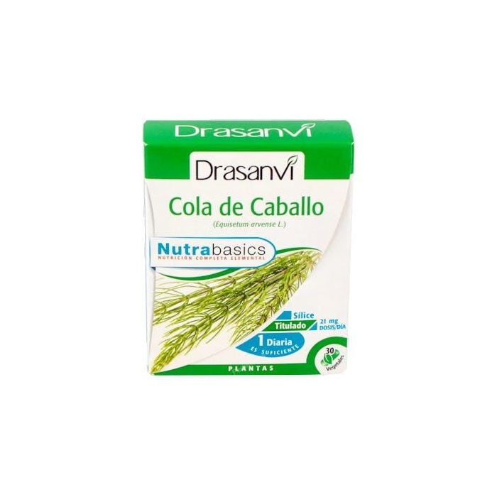 Nutrabasics Cola de Caballo 30 Cápsulas para Peso Saludable y Oligoelementos