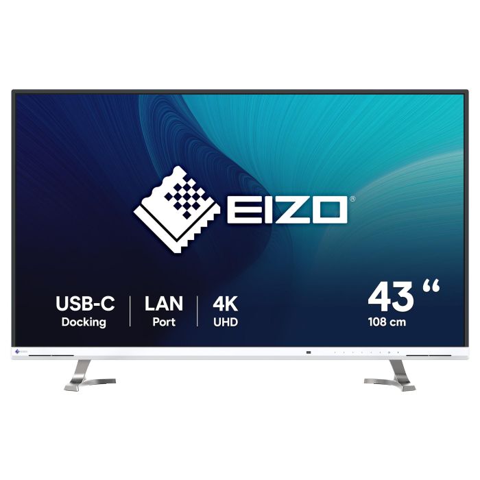 EIZO EV4340X-WT Monitor de 42.5" (108cm) 4K UHD IPS con USB-C, HDMI y DisplayPort - Blanco 0 EIZO EV4340X-WT Monitor de 42.5" (108cm) 4K UHD IPS con USB-C, HDMI y DisplayPort - Blanco 0