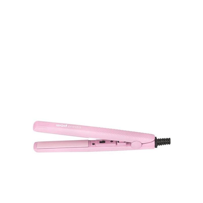Wad Professional Beauty Plancha Mini Presta Pink Ligera 17W Placas Cerámica 100x28mm 170°C Volts 100-240V Incluye Estuche