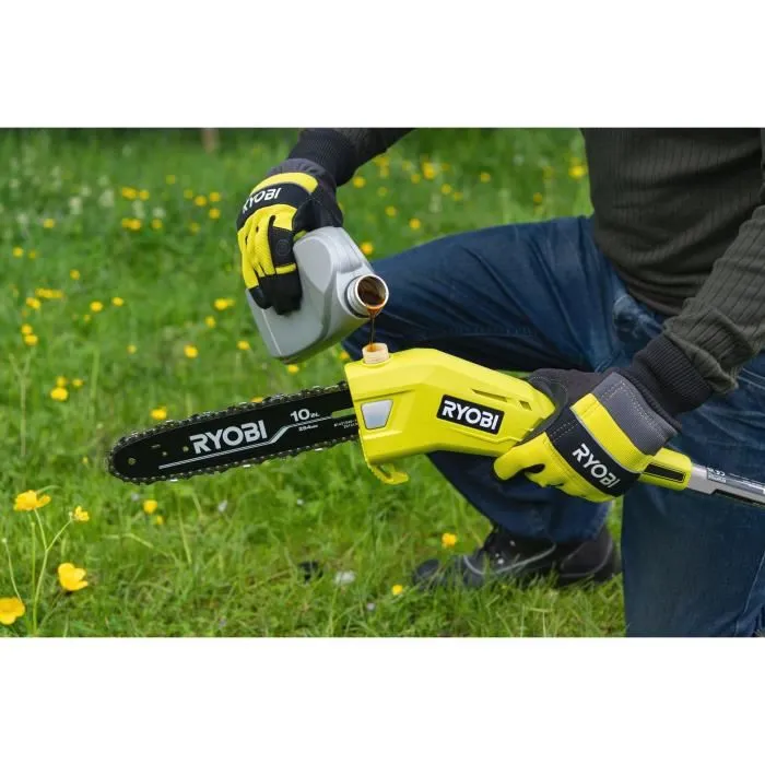 Ryobi RYO4892210218308 Podadora de Altura 36V Guía 25cm 5.5 m/s Tubo Telescópico 2.4-2.9m Sin Batería ni Cargador 5