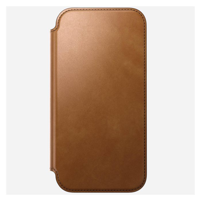 Nomad Modern Leather Folio con MagSafe para Apple iPhone 17 Pro Max (6.9") - Folio de Cuero con 3 Bolsillos para Tarjetas, Color Bronceado 5 Nomad Modern Leather Folio con MagSafe para Apple iPhone 17 Pro Max (6.9") - Folio de Cuero con 3 Bolsillos para Tarjetas, Color Bronceado 5