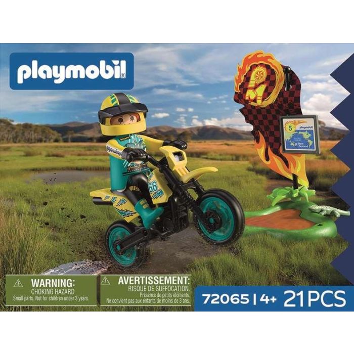 Playmobil CITY Action 70382 - Moto Todoterreno con Figura, Juguete para niños de 4 a 10 años Playmobil CITY Action 70382 - Moto Todoterreno con Figura, Juguete para niños de 4 a 10 años