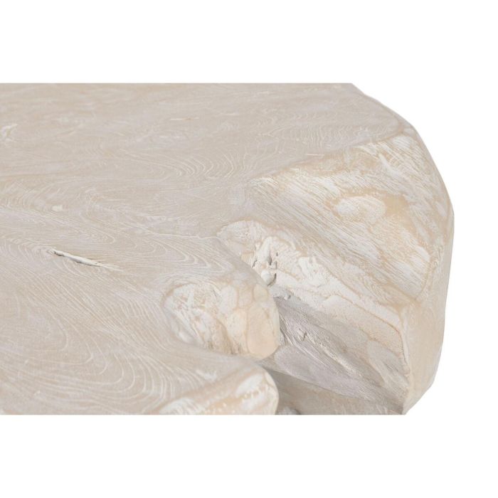 DKD Home Decor Indonesia 1c24 Mesa Centro Balines Blanco 88 x 88 x 46 cm Raíz de Teca 4