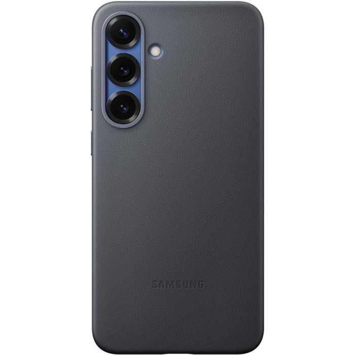 Samsung Funda Kindsuit Original para Galaxy S25+, Protección contra Caídas y Rayones, Material Imitación Piel, Negro