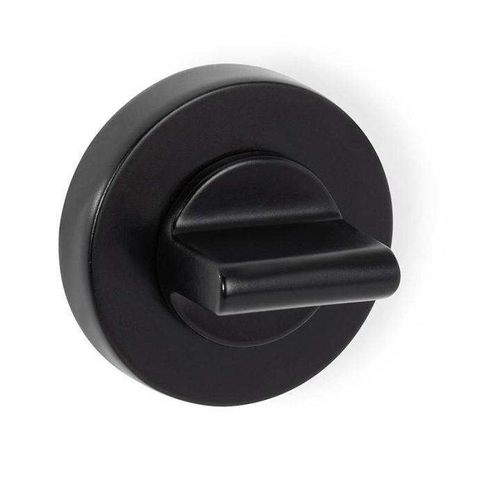 SYSTEM Muletilla Desbloqueo Redonda Ø50 - Negro Mate - Disponible en Níquel Mate y Cromo Satinado
