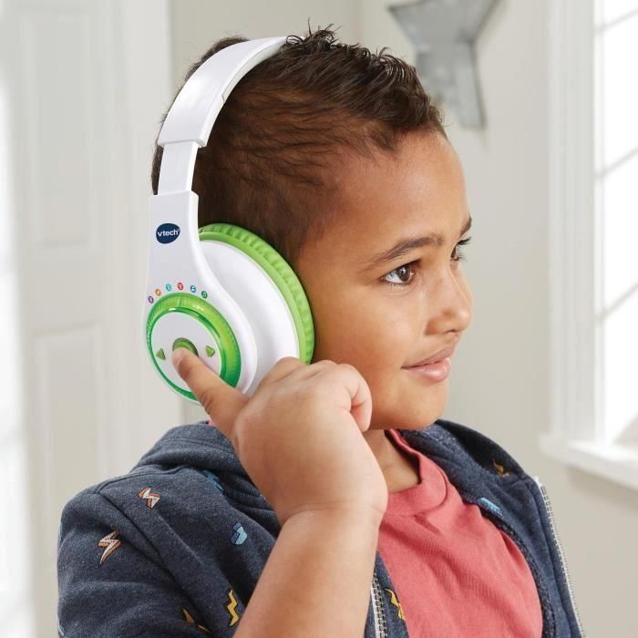 VTech Kidipods Max - Auriculares interactivos 7 en 1 para niños con contenido de audio integrado y calidad de sonido limitada a 85dB 1 VTech Kidipods Max - Auriculares interactivos 7 en 1 para niños con contenido de audio integrado y calidad de sonido limitada a 85dB 1