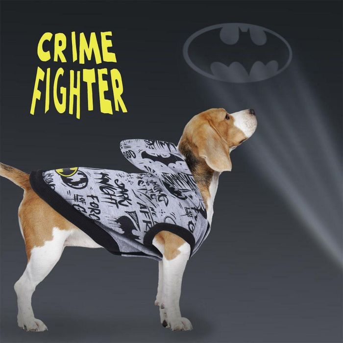 Sudadera para perro m cotton brushed batman talla m 3