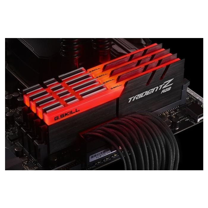 G.Skill F4-3200C16Q-32GTZRX Memoria RAM DDR4 32GB (4x8GB) 3200MHz CL16 Trident Z RGB Rojo/Verde/Azul 2