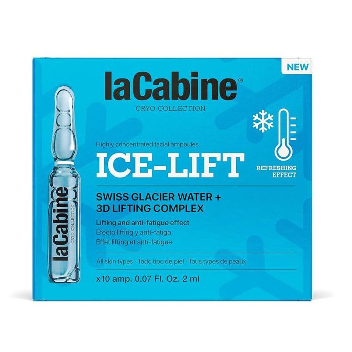 Lacabine Ice-lift 3D elixir ampolla todo tipo de pieles 10 ml Lacabine Ice-lift 3D elixir ampolla todo tipo de pieles 10 ml