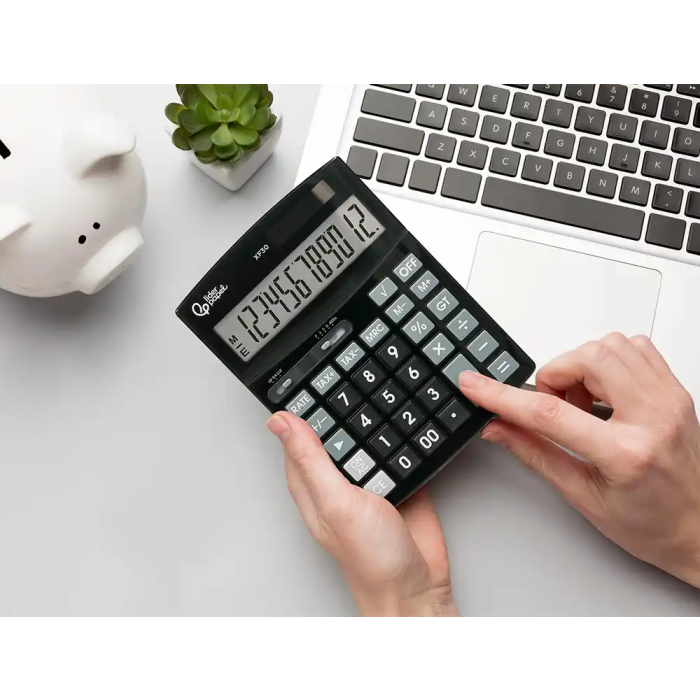 Liderpapel Calculadora Sobremesa XF30 12 Dígitos Solar y Pilas Color Negro 190x140x30 mm 6 Liderpapel Calculadora Sobremesa XF30 12 Dígitos Solar y Pilas Color Negro 190x140x30 mm 6