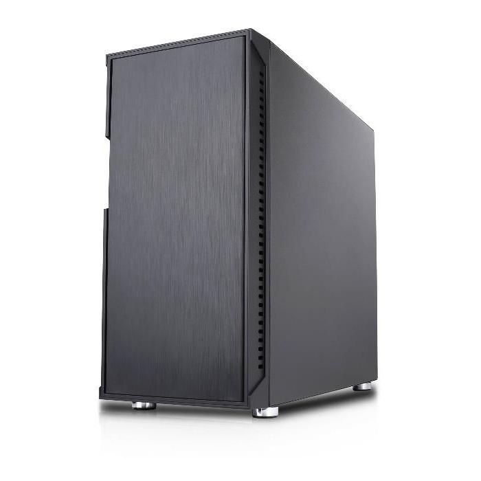 Nanoxia Deep Silence 8 Pro Micro Torre PC Negra con Panel de Vidrio Templado y Filtro Anti-Polvo para ATX/EATX