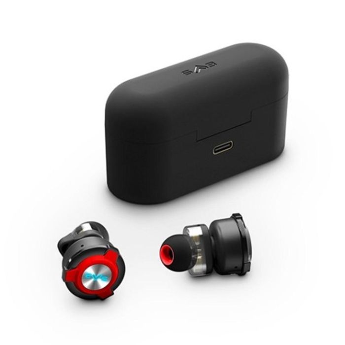 Energy Sistem Auriculares Gaming Fe 650 Inalámbricos Bluetooth Mini Negro con Micrófono Cancelación Ruido 15h Autonomía Carga USB C 2