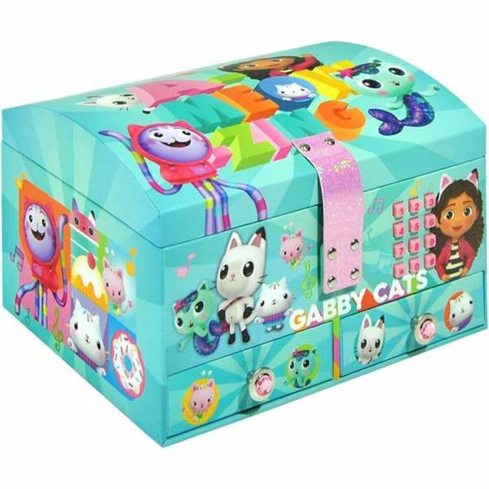 Kids Euroswan Joyero Secreto Musical Gabby's Dollhouse para Niños, con Sonido y Pilas Incluidas - Edad 3+ 3 Kids Euroswan Joyero Secreto Musical Gabby's Dollhouse para Niños, con Sonido y Pilas Incluidas - Edad 3+ 3