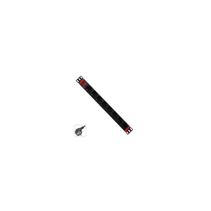 WP WPN-PDU-G01-08 PDU Básico 8 Salidas AC Tipo E/F 1.5U Negro Montaje Horizontal/Vertical WP WPN-PDU-G01-08 PDU Básico 8 Salidas AC Tipo E/F 1.5U Negro Montaje Horizontal/Vertical