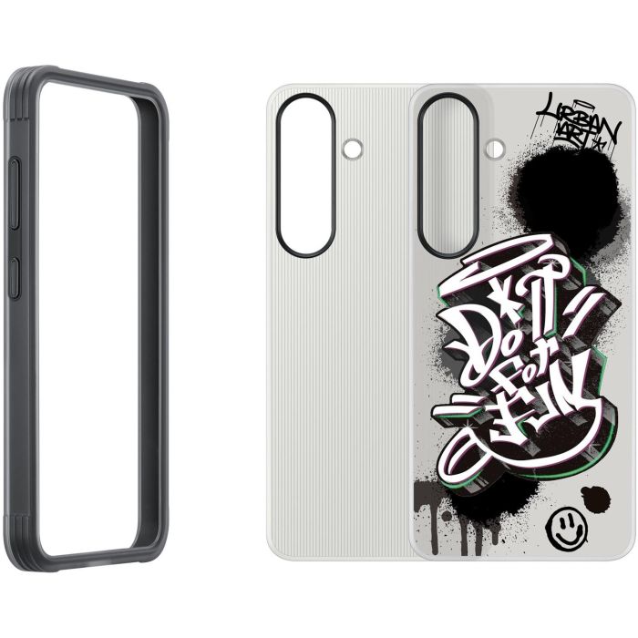 Samsung Flipsuit Rugged Case para Galaxy S25, Negro 8