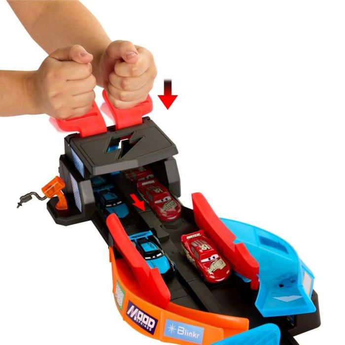Pista Lanzadora Mattel Glow Racers Brilla en la oscuridad 8 Pista Lanzadora Mattel Glow Racers Brilla en la oscuridad 8