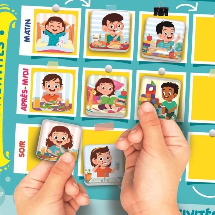 Clementoni CLE8005125529179 Mi primer calendario magnético didáctico para niños 4