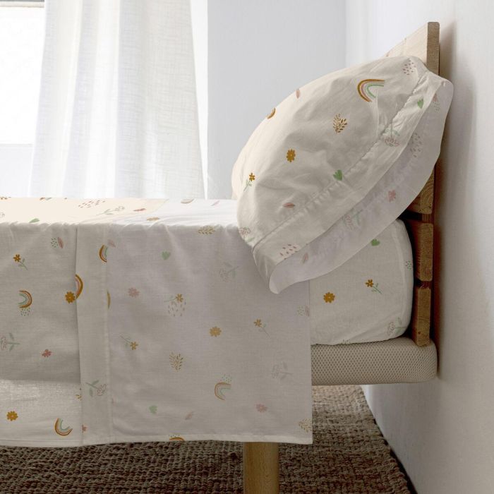 Juego de Sábanas HappyFriday HF Mini Iris Multicolor Cama de 105 2 Piezas 2 Juego de Sábanas HappyFriday HF Mini Iris Multicolor Cama de 105 2 Piezas 2