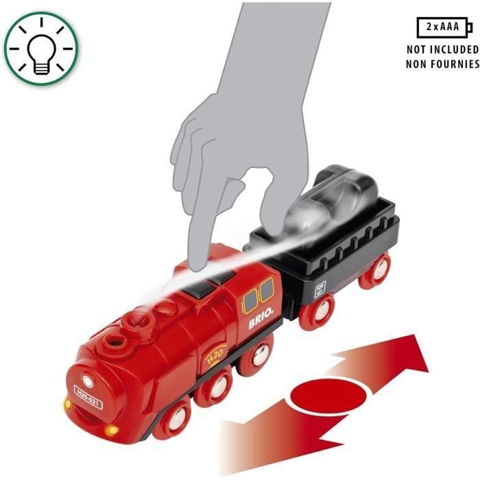 BRIO World - Circuito de locomotora a batería de vapor - 36017 4 BRIO World - Circuito de locomotora a batería de vapor - 36017 4